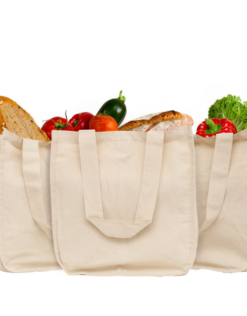 Load image into Gallery viewer, Canvas Grocery Tote Bags
