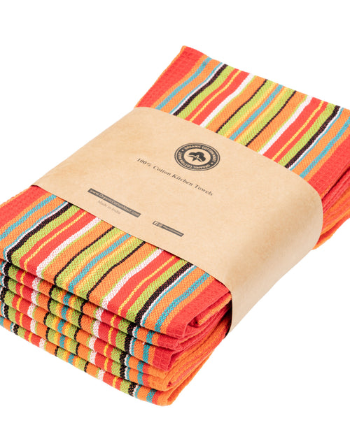 Load image into Gallery viewer, Salsa Stripe Kitchen Towels
