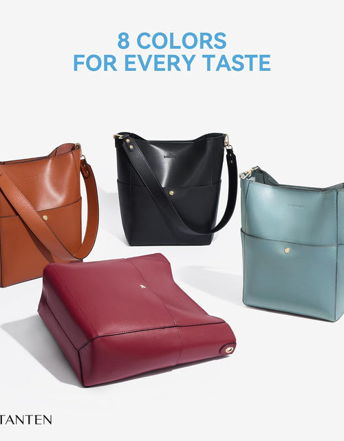 Load image into Gallery viewer, Valentines Day  Women'S Leather Designer Handbags Tote Purses Shoulder Bucket Bags
