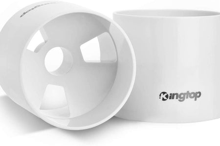 Golf Hole Cup for Backyard Practice Putting Green, Fit PGA | LPGA | USGA Regulations, ABS Ivory White, Outdoor Indoor Golf Putting Cup