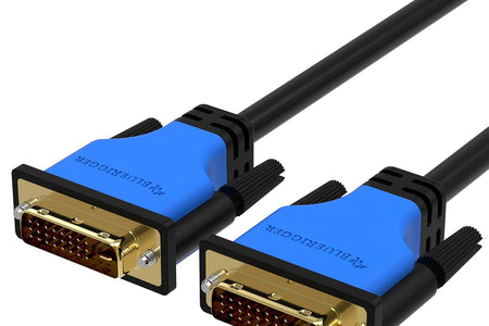 DVI to DVI Monitor Cable (10FT, 24+1 Dual Link, Digital Video Cable, Male to Male) - for Gaming, DVD, Laptops, HDTV and Projector