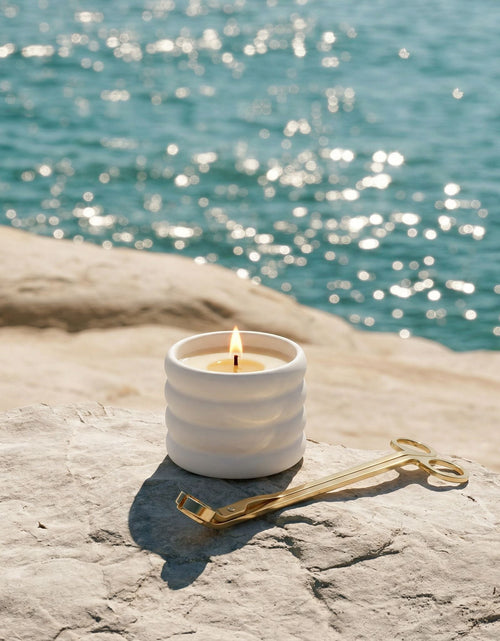 Load image into Gallery viewer, Ceramic Candle &amp; Wick Trimmer Set
