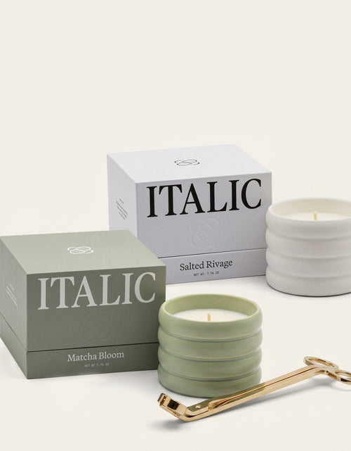 Load image into Gallery viewer, Ceramic Candle &amp; Wick Trimmer Set
