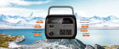 Load image into Gallery viewer, CTOLITY AP400 500W 2400W Portable Power Station 345Wh 2048Wh Charging Station 110V LiFePo4 Battery AC Energy Storage Camping RV
