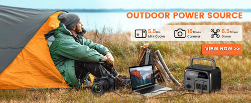 Load image into Gallery viewer, CTOLITY AP400 500W 2400W Portable Power Station 345Wh 2048Wh Charging Station 110V LiFePo4 Battery AC Energy Storage Camping RV
