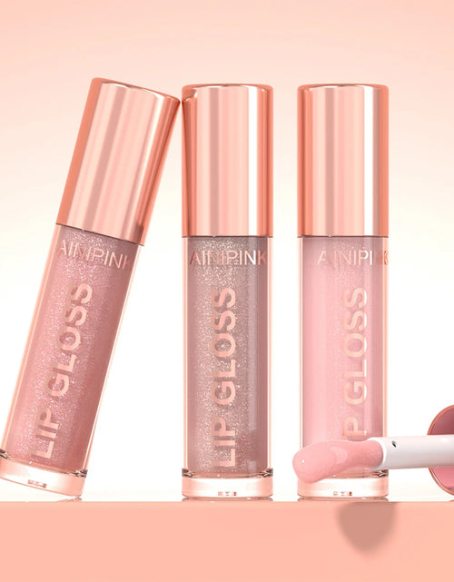 Load image into Gallery viewer, Shimmer Glitter Lip Gloss Lipstick 1pc/6pc/set Waterproof Moisturizing Jelly Hydrating Plumping Nude Y2K Daily&amp;Party Makeup Gift
