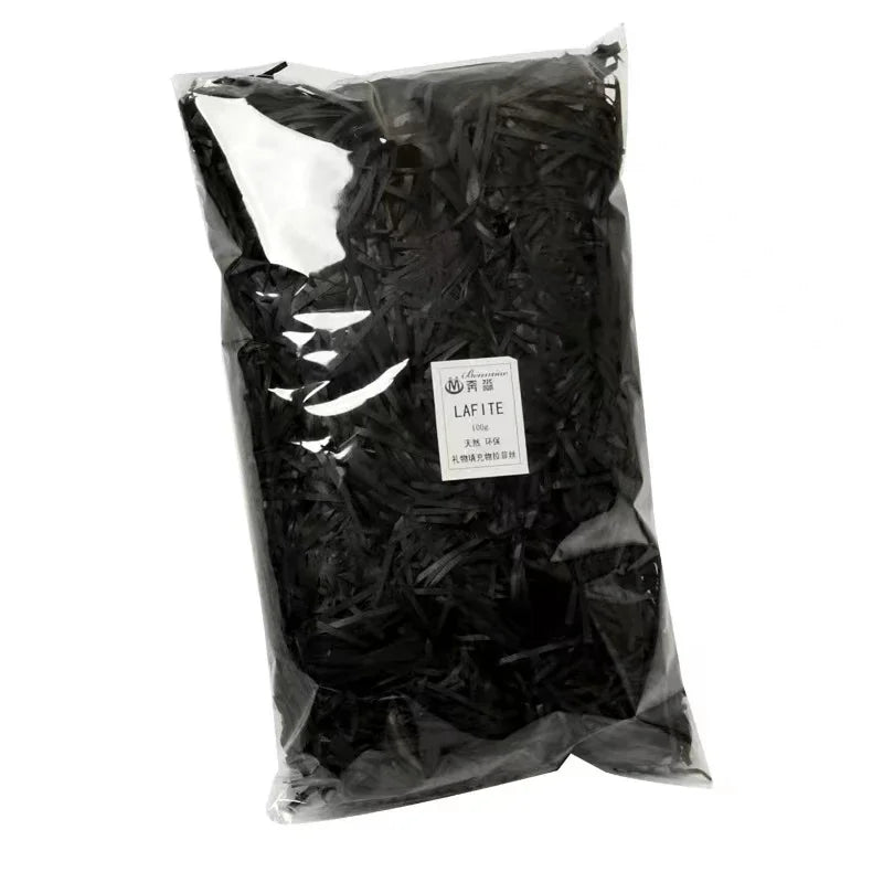 20/50g Glitter Raffia Paper Shreds Filler for Packing and Empty Basket And Christmas Wrapping Gift Basket Packaging Filling