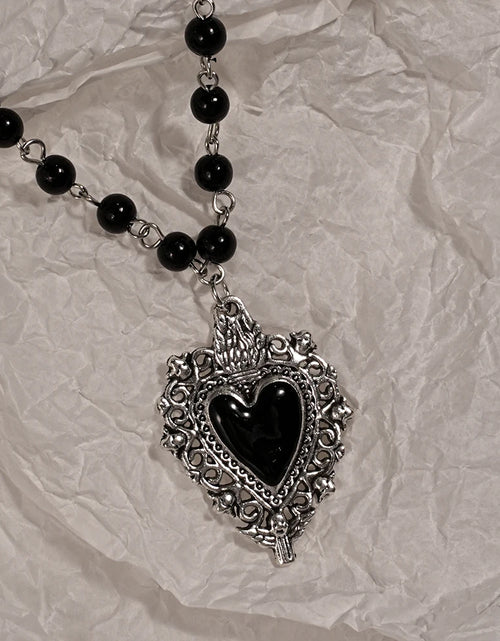 Load image into Gallery viewer, Y2K Sweet Cool Girl Personalized Creative Cross Love Pendant Necklace, Suitable for Daily Wearing
