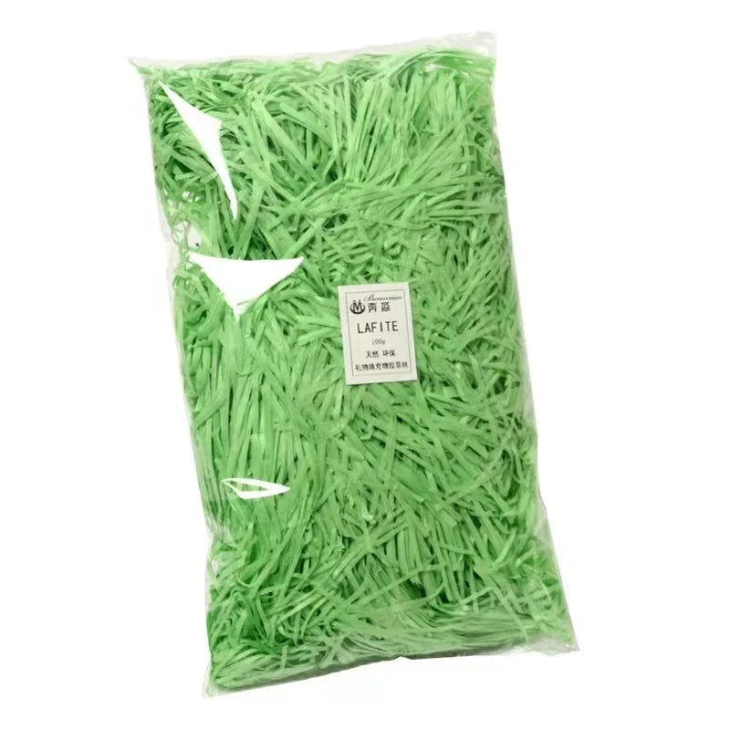 20/50g Glitter Raffia Paper Shreds Filler for Packing and Empty Basket And Christmas Wrapping Gift Basket Packaging Filling