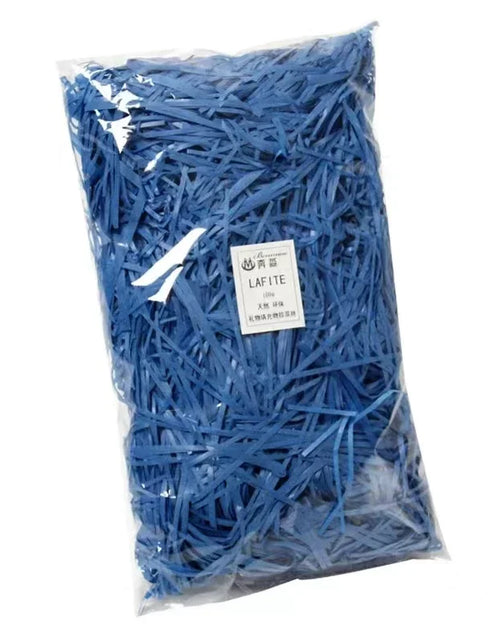 Load image into Gallery viewer, 20/50g Glitter Raffia Paper Shreds Filler for Packing and Empty Basket And Christmas Wrapping Gift Basket Packaging Filling

