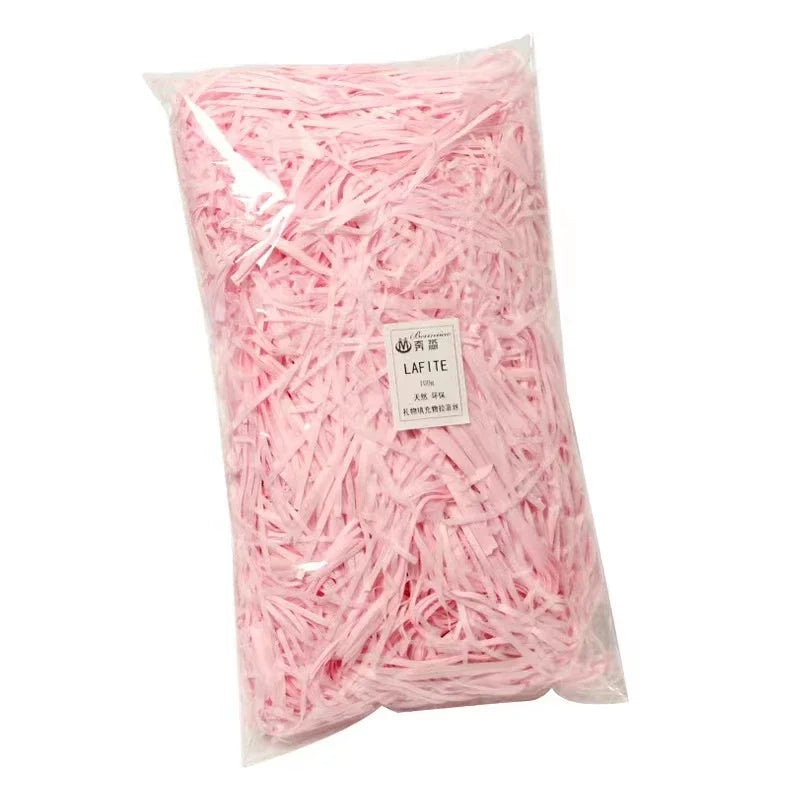 20/50g Glitter Raffia Paper Shreds Filler for Packing and Empty Basket And Christmas Wrapping Gift Basket Packaging Filling