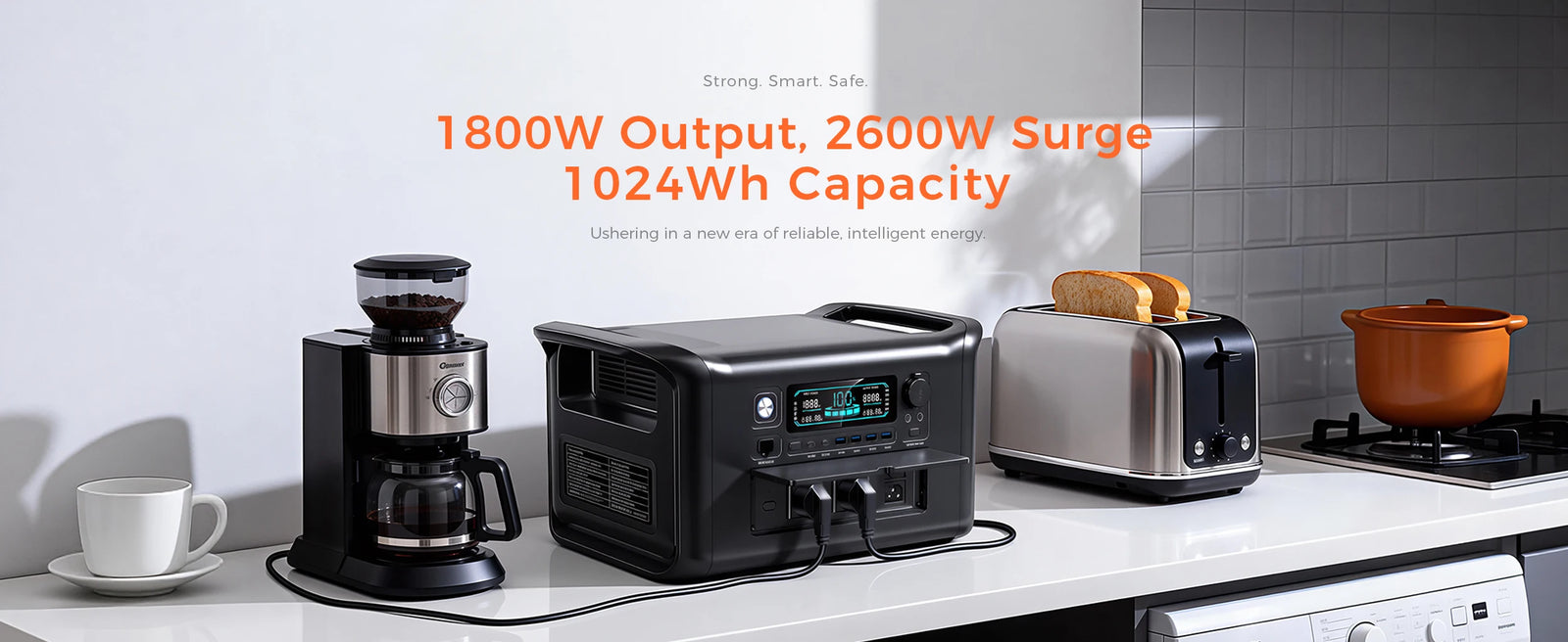 CTOLITY AP400 500W 2400W Portable Power Station 345Wh 2048Wh Charging Station 110V LiFePo4 Battery AC Energy Storage Camping RV