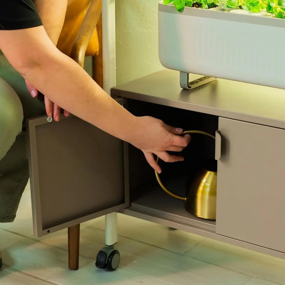 4-Tier Rolling Metal Indoor Plant Stand