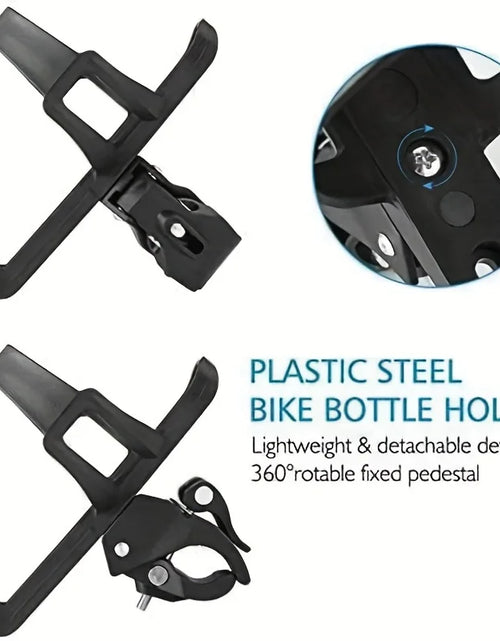 Load image into Gallery viewer, 1pc 360 Degree Rotating Bicycle Water Bottle Holder for Mountain Bikes, Electric Scooters, and More - Securely Holds Your Drink
