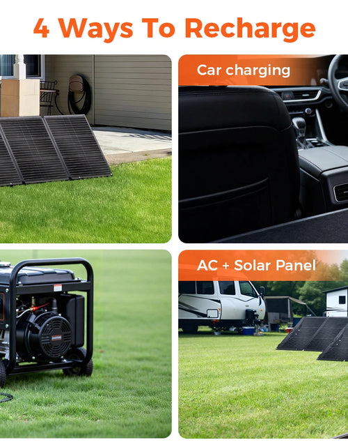 Load image into Gallery viewer, CTOLITY AP400 500W 2400W Portable Power Station 345Wh 2048Wh Charging Station 110V LiFePo4 Battery AC Energy Storage Camping RV
