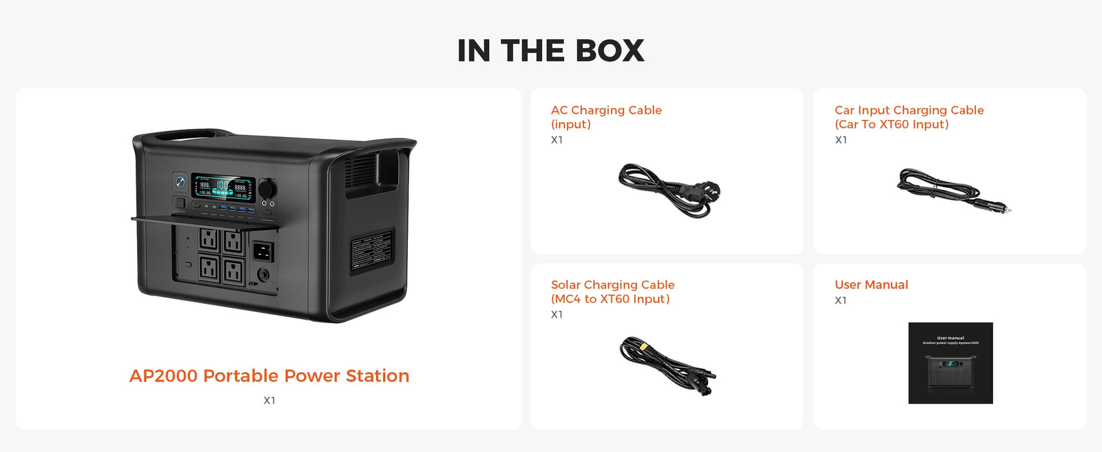 CTOLITY AP400 500W 2400W Portable Power Station 345Wh 2048Wh Charging Station 110V LiFePo4 Battery AC Energy Storage Camping RV