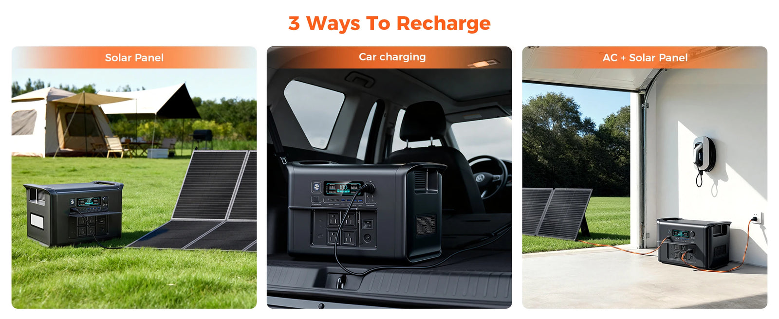CTOLITY AP400 500W 2400W Portable Power Station 345Wh 2048Wh Charging Station 110V LiFePo4 Battery AC Energy Storage Camping RV
