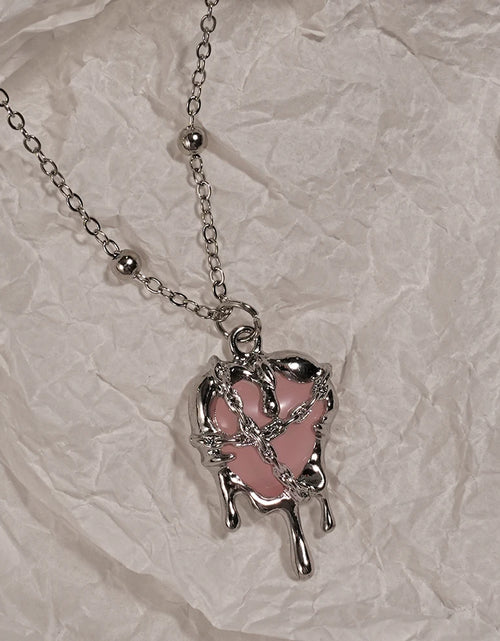 Load image into Gallery viewer, Y2K Sweet Cool Girl Personalized Creative Cross Love Pendant Necklace, Suitable for Daily Wearing

