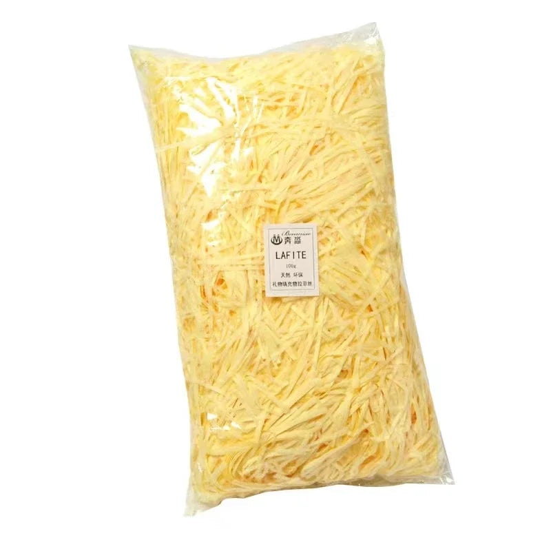 20/50g Glitter Raffia Paper Shreds Filler for Packing and Empty Basket And Christmas Wrapping Gift Basket Packaging Filling