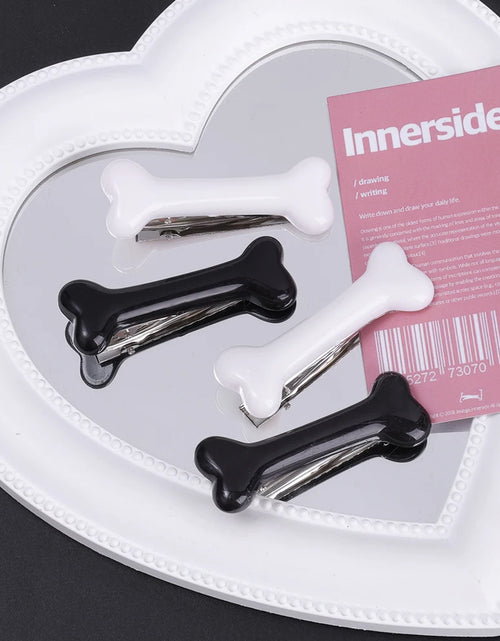 Load image into Gallery viewer, White Bone Hair Clip Cute Cartoon Bobby Pin Girl Fashion Dog Bones Decoration Small Hairpins Barrettes Y2K Accessories Wholesale
