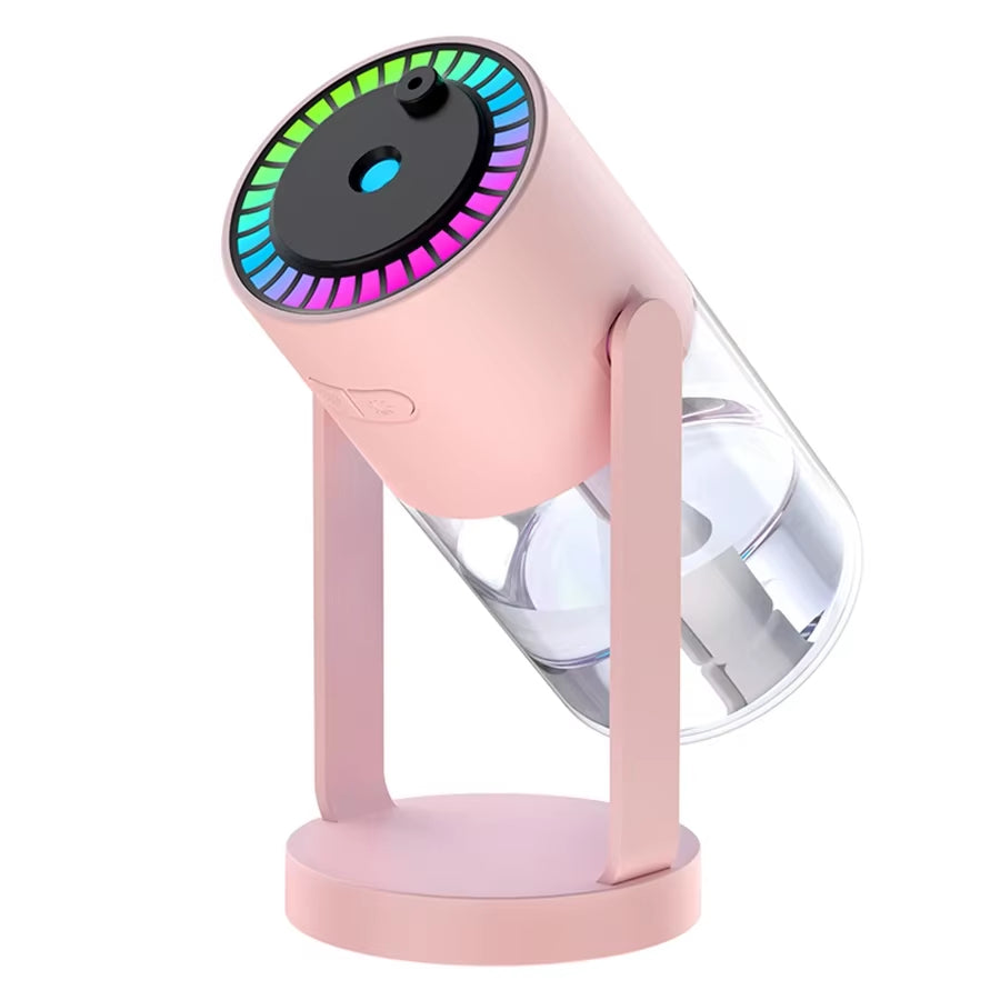 MistGlow 280ML Air Humidifier – Desktop Humidifier with Projector, Adjustable Light & Auto Off for Home & Office