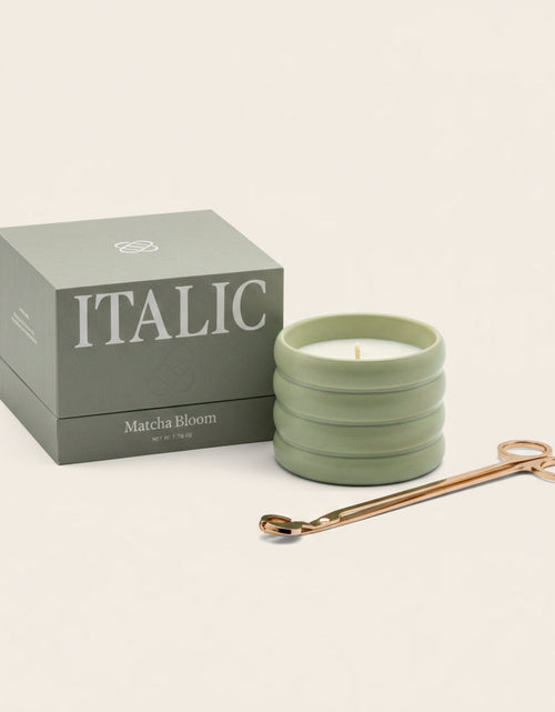 Load image into Gallery viewer, Ceramic Candle &amp; Wick Trimmer Set
