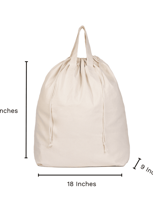 Load image into Gallery viewer, Canvas Laundry Bag
