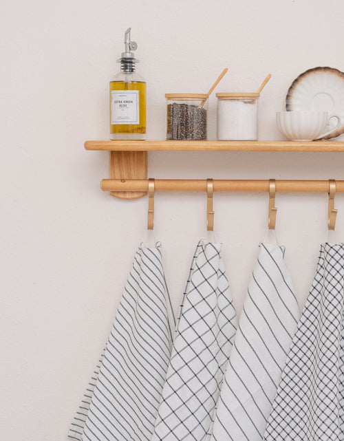 Load image into Gallery viewer, Stripe &amp; Check Kitchen Towel Set
