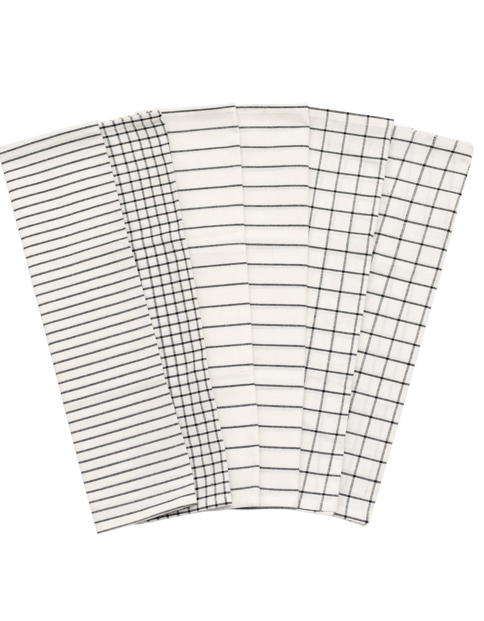 Stripe & Check Kitchen Towel Set