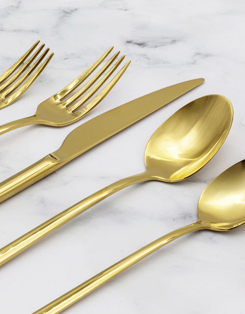 Load image into Gallery viewer, Emilia Mirror 20-Piece Flatware Set
