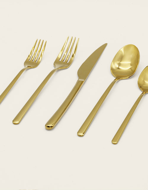 Load image into Gallery viewer, Emilia Mirror 20-Piece Flatware Set
