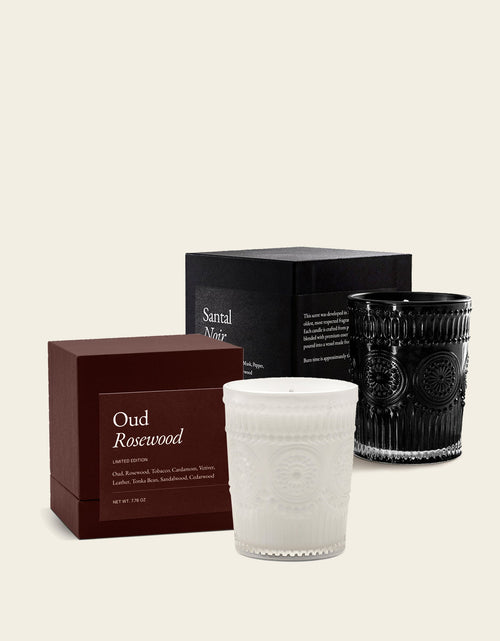 Load image into Gallery viewer, Noir Swiss Scented Glass Candle

