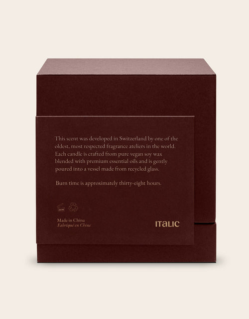 Load image into Gallery viewer, Noir Swiss Scented Glass Candle
