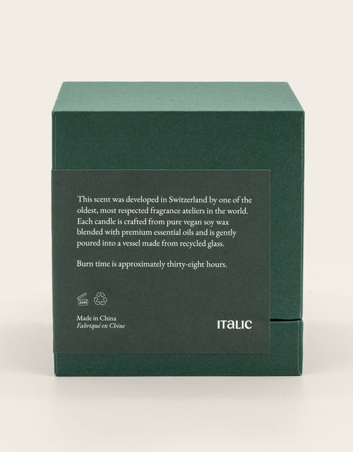 Load image into Gallery viewer, Noir Swiss Scented Glass Candle
